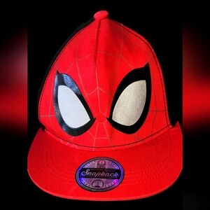2 For $15. Spiderman Boys/youth Cap Eyes glow in dark Marvel Adjustable Cap
